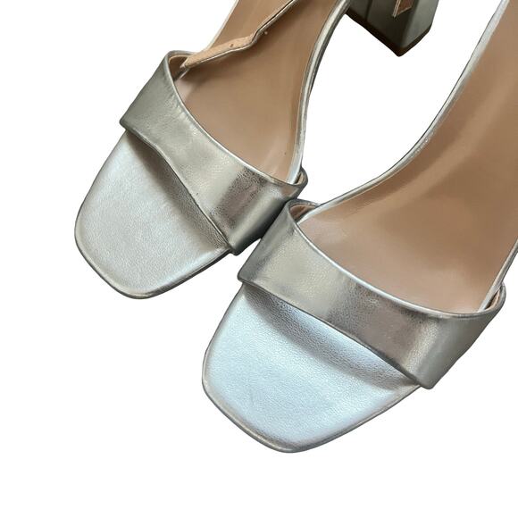 A NEW DAY Shelly Heels Silver 7.5 - Picture 2 of 5